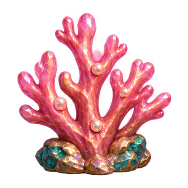 pink coral branch