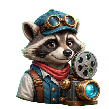 raccoon projectionist